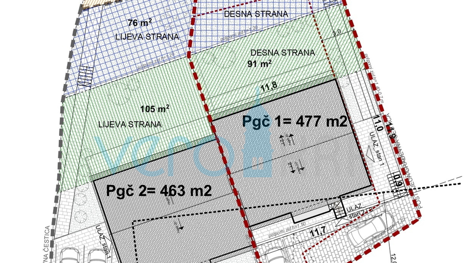 Otok Krk, Soline, stan u prizemlju od 100m2, 150m do mora, prodaja